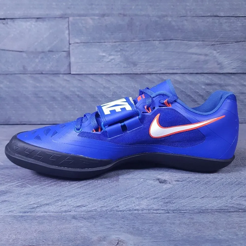 NIKE Zoom Rival SD 2 Throwing Track Shoes Mens 9.5 Womens 11‎ Blue Green Orange
